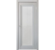 Дверь Uberture Деканто ПДО 2 (молдинг черный) (Barhat Light Grey)