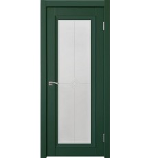 Дверь Uberture Деканто ПДО 2 (молдинг черный) (Barhat Green)