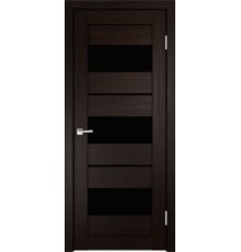 Дверь Velldoris Duplex 12 PO Лакобель черное (Венге)