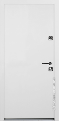 Дверь Стальная линия, модель Авенида (Белый)