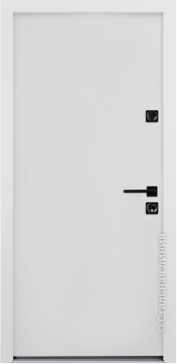 Дверь Стальная линия, модель Авенида А (Белый)