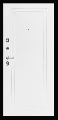 Дверь Дива, модель 52 Белый софт Н10