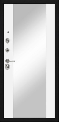 Дверь Дива, модель 52 Белый софт Д15 (зеркало)