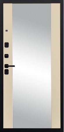Дверь Дива, модель 93 Софт шампань Д15 (зеркало)