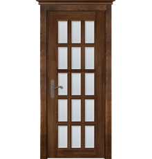 Дверь ОКА Лондон 2 ПДО (Античный орех)