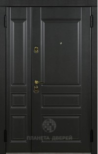 Дверь Стальная линия, модель Гринвич  (Черно-серая/слоновая кость)