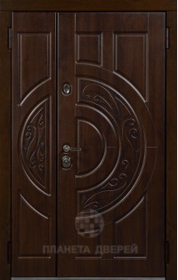 Дверь Стальная линия, модель Гелиос (Дуб темный)