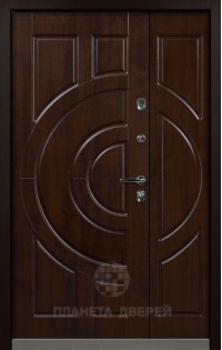 Дверь Стальная линия, модель Гелиос (Дуб темный)
