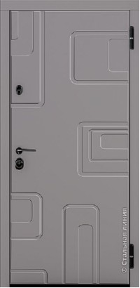 Дверь Стальная линия, модель Апероль (Серый) Aperol 80.01.03.SRCh