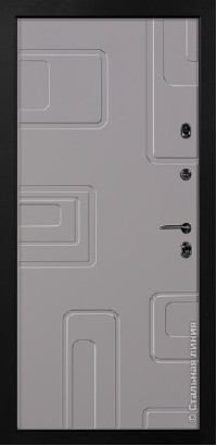 Дверь Стальная линия, модель Апероль (Серый) Aperol 80.01.03.SRCh