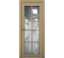 Дверь Aurum Doors Co 22 стекло Зеркало (Дуб светлый)