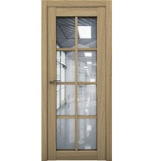 Дверь Aurum Doors Co 22 стекло Зеркало (Дуб светлый)