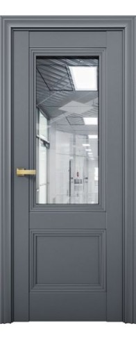 Дверь Aurum Doors Co 31 стекло Зеркало (Антрацит)