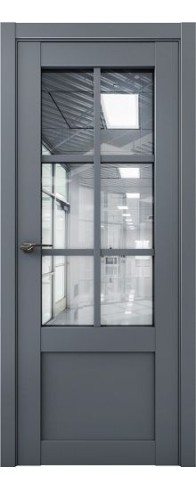 Дверь Aurum Doors Co 21 стекло Зеркало (Антрацит)