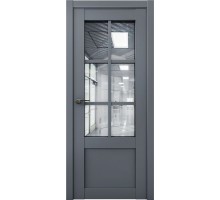 Дверь Aurum Doors Co 21 стекло Зеркало (Антрацит)