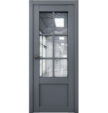 Дверь Aurum Doors Co 21 стекло Зеркало (Антрацит)