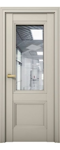 Дверь Aurum Doors Co 31 стекло Зеркало (Силк грей)