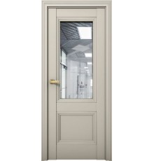 Дверь Aurum Doors Co 31 стекло Зеркало (Силк грей)