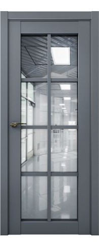 Дверь Aurum Doors Co 22 стекло Зеркало (Антрацит)