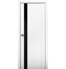 Дверь Aurum Doors Co 7 стекло Черный лакобель (Аляска)