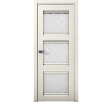 Дверь Aurum Doors Co 24 стекло Ромб (Магнолия)