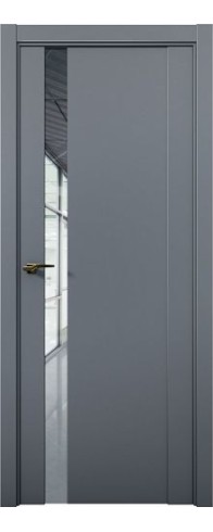 Дверь Aurum Doors Co 7 стекло Зеркало (Антрацит)