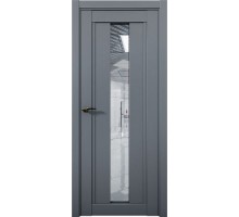 Дверь Aurum Doors Co 3 стекло Зеркало (Антрацит)