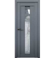 Дверь Aurum Doors Co 3 стекло Зеркало (Антрацит)