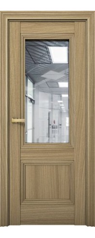 Дверь Aurum Doors Co 31 стекло Зеркало (Дуб светлый)