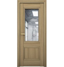 Дверь Aurum Doors Co 31 стекло Зеркало (Дуб светлый)