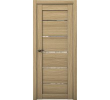 Дверь Aurum Doors Co 1 стекло Зеркало (Дуб светлый)