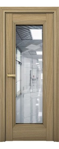 Дверь Aurum Doors Co 30 стекло Зеркало (Дуб светлый)