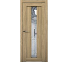 Дверь Aurum Doors Co 3 стекло Зеркало (Дуб светлый)