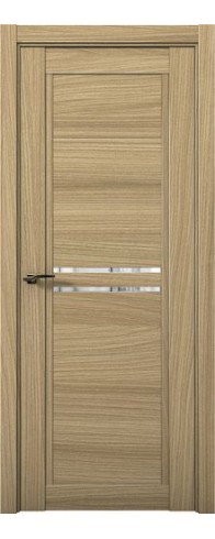 Дверь Aurum Doors Co 4 стекло Зеркало (Дуб светлый)