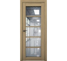 Дверь Aurum Doors Co 23 стекло Зеркало (Дуб светлый)