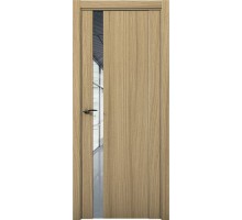 Дверь Aurum Doors Co 7 стекло Зеркало (Дуб светлый)