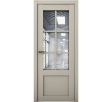 Дверь Aurum Doors Co 21 стекло Зеркало (Силк грей)