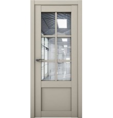 Дверь Aurum Doors Co 21 стекло Зеркало (Силк грей)