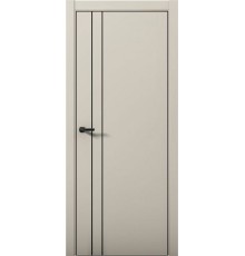 Дверь Aurum Doors Pd 4 Al (кромка анодированная) (Силк грей)