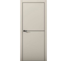 Дверь Aurum Doors Pd 2 Al (кромка анодированная) (Силк грей)