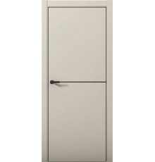 Дверь Aurum Doors Pd 2 Al (кромка анодированная) (Силк грей)