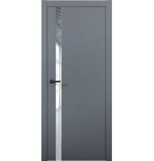 Дверь Aurum Doors Pd 7 Al стекло Зеркало (кромка анодированная) (Антрацит)