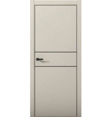 Дверь Aurum Doors Pd 3 Al (кромка анодированная) (Силк грей)