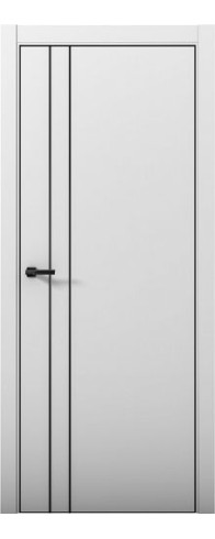 Дверь Aurum Doors Pd 4 Al (кромка анодированная) (Манхэттен)