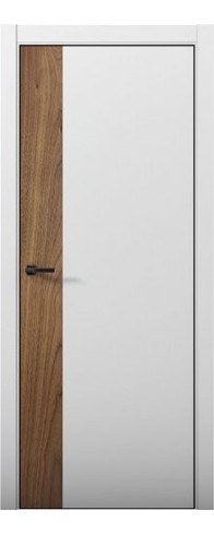 Дверь Aurum Doors Pd 6 Al вставка Орех Пекан (кромка анодированная) (Манхэттен)