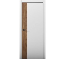 Дверь Aurum Doors Pd 6 Al вставка Орех Пекан (кромка анодированная) (Манхэттен)