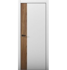 Дверь Aurum Doors Pd 6 Al вставка Орех Пекан (кромка анодированная) (Манхэттен)