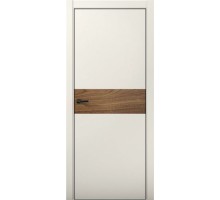 Дверь Aurum Doors Pd 5 Al вставка Орех Пекан (кромка анодированная) (Магнолия)