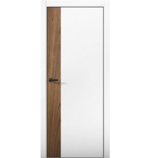 Дверь Aurum Doors Pd 6 Al вставка Орех Пекан (кромка анодированная) (Аляска)