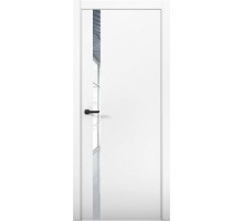 Дверь Aurum Doors Pd 7 Al стекло Зеркало (кромка анодированная) (Аляска)